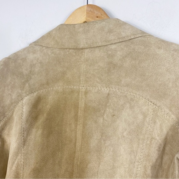 GIL BRET Vintage Leather Zip Tan Jacket - Picture 5 of 9